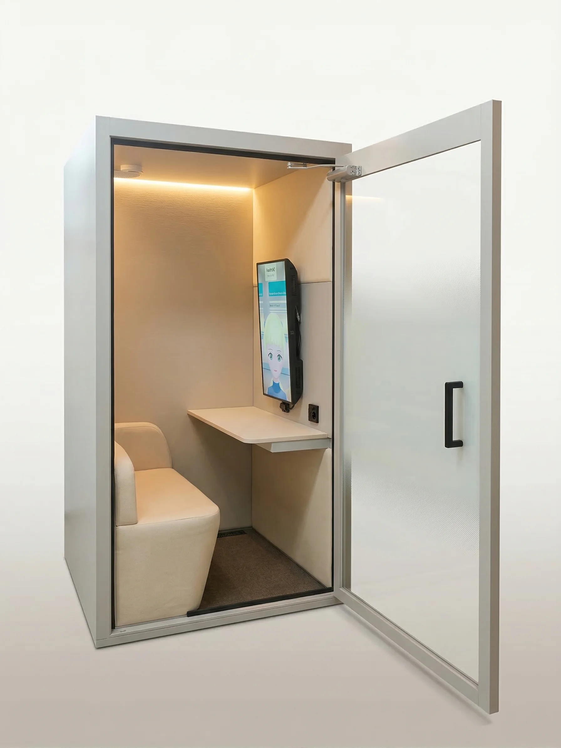 열린 마인드룸 부스 내부